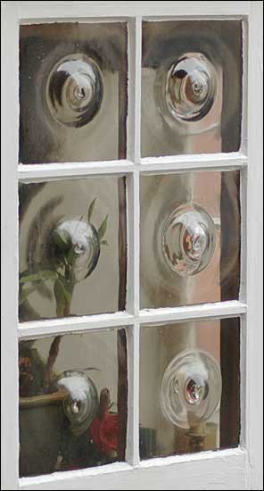 Bulleye windows, Ludlow, Shropshire, January 25th, 2005