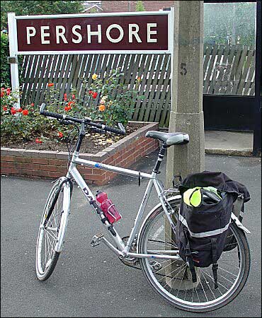 The Bike at Pershore Station, August 12th, 2004
