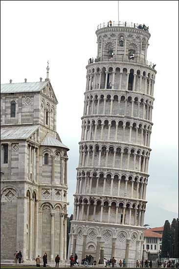 The Leaning Tower of Pisa, February 11th, 2005