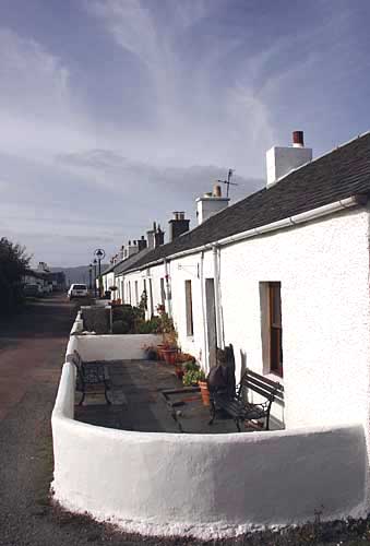 Row of Cottages, Isle of Seil, Argyll; September 24th, 2004